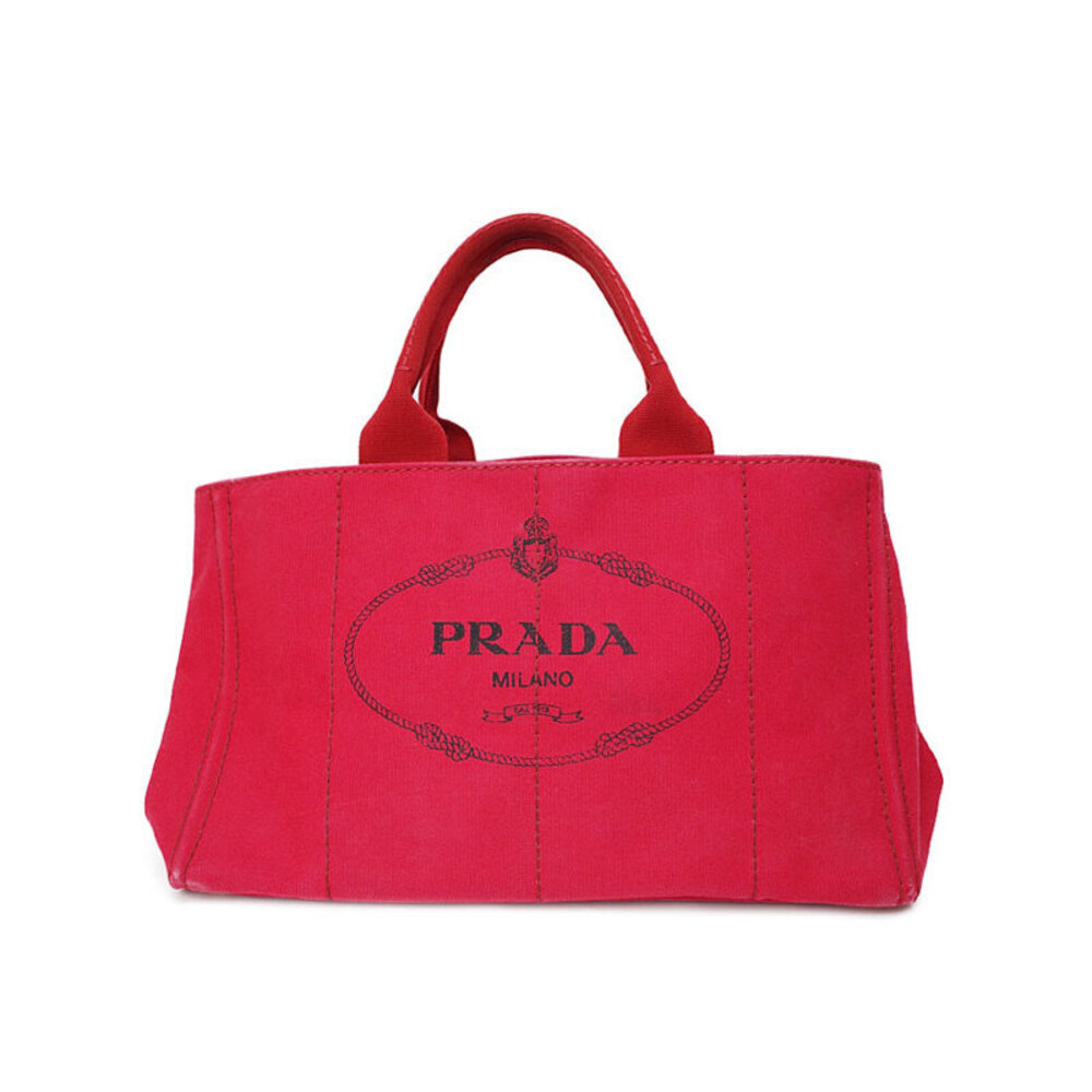 Prada Convertible Bag Handle Top Canapa 2way Tote Crossbody Tote - Picture 2 of 9